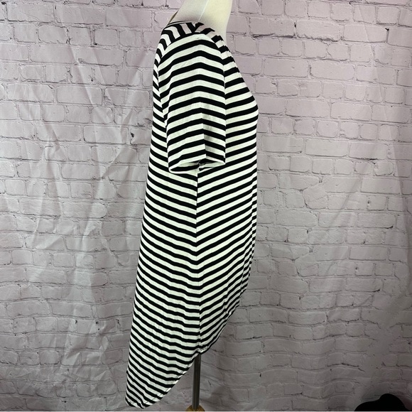 NWT Annabelle boutique Stripe high low tunic knit top sz S twist front - Picture 3 of 8